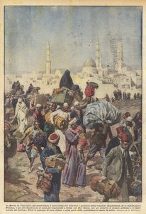 La Mecque, la ville sainte des musulmans, est menacée par les wahhabites, les puritains de la religion mahométane - Achille Beltrame