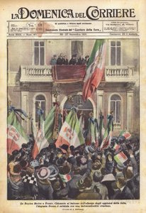 La Reine Mère à Trente - Achille Beltrame