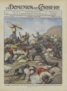 La bataille de Cars-el-Leben du 17 courant, des Arabes qui se rendent et faits prisonniers implorent... - Achille Beltrame
