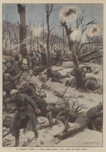 La bataille de Verdun, une violente attaque allemande à Vaux, brisée par la valeur française