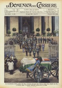 La bénédiction de la dépouille du duc d