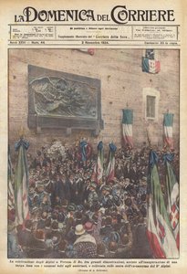 La célébration des Alpins à Vérone - Achille Beltrame