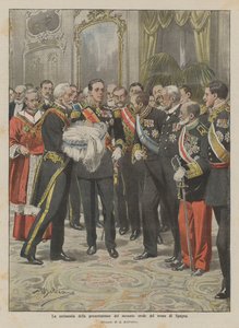La cérémonie de présentation du nouveau-né héritier du trône d