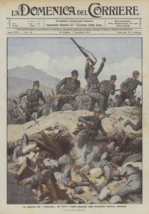 La conquête de la grande tranchée du Mrzli, nos troupes atteignent la formidable barrière conquise