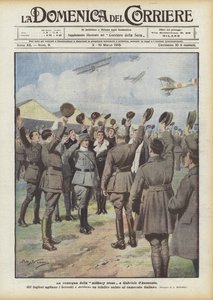La remise de la croix militaire à Gabriele d