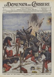 La guerre moderne, comment les soldats protègent leurs positions respectives et les difficultés à surmonter - Achille Beltrame