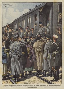 La guerre russo-japonaise, démonstrations de sympathie à Kuropatkin qui part de Harbin après sa ?
