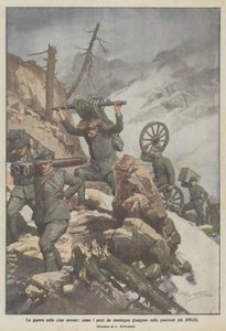 La guerre sur les sommets enneigés, comment les pièces de montagne atteignent les positions les plus difficiles