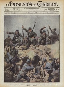La lutte au nord-est de Gorizia - Achille Beltrame