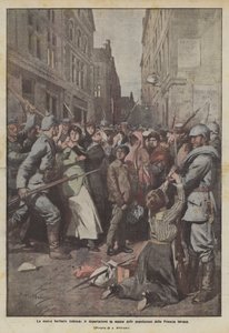 La nouvelle barbarie allemande, les déportations massives des populations de la France envahie - Achille Beltrame