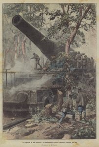 La réponse au 420 allemand, le nouveau canon français mastodonte de 400 - Achille Beltrame