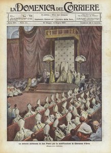 La cérémonie solennelle à Saint-Pierre pour la sanctification de Jeanne d