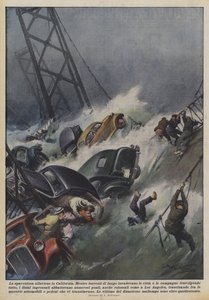 La terrible inondation en Californie - Achille Beltrame