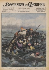 La tragédie sur le fleuve - Achille Beltrame