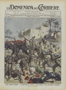 La dure conquête de Benghazi, au cri fatidique de Savoie! nos troupes attaquent l