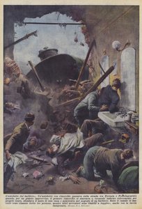 Le camion-citerne chez le barbier - Achille Beltrame