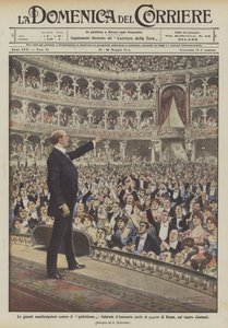 Les grandes manifestations contre le giolittisme, Gabriele d
