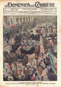 Les grandioses accueils de Trieste aux Souverains - Achille Beltrame
