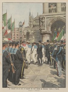 Les honneurs à un héros, le transport des restes mortels de Sebastiano Veniero, à Venise