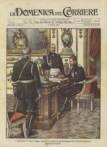 Le Tsar Nicolas II signe l