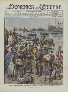 Débarquement à Tripoli du puissant corps militaire d