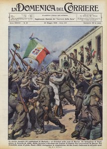 La rencontre historique des combattants de Badoglio et de Graziani dans la zone de Harrar