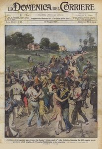 La dernière extravagance américaine, la danse cross-country, qui a été disputée par 400 couples