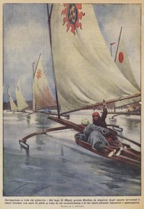 Navigation à voile sur glace