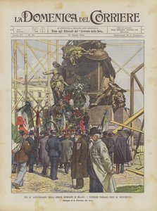 Au 54e anniversaire des Cinq Journées de Milan, les vétérans portent des fleurs au monument - Achille Beltrame