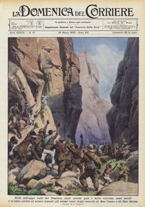 Dans les vallées sauvages du Tembien, des gorges étroites et des cavernes, ils sont sortis et se sont rendus ? - Achille Beltrame