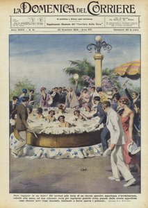 Neuf filles dans un dessert!