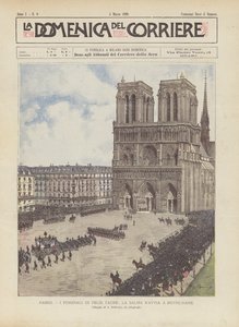 Paris, Les Funérailles de Félix Faure, Le Corps se Dirige vers Notre-Dame