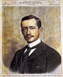 Portrait de Guglielmo Giovanni Maria Marconi - Achille Beltrame