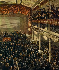 Grève ferroviaire à Milan, illustration d