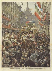 Résurrection du carnaval de Milan, le défilé masqué du jeudi gras (9 mars) - Achille Beltrame