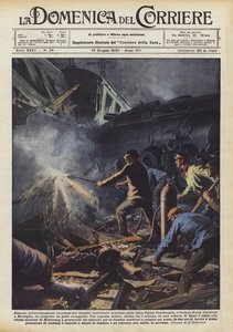 Resté miraculeusement indemne dans le désastre ferroviaire nocturne sur la ligne Paris-Vintimille - Achille Beltrame