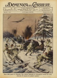 Scènes de la guerre en Finlande - Achille Beltrame