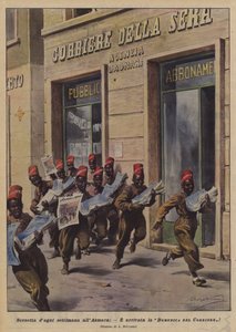 Scène hebdomadaire à Asmara - Achille Beltrame