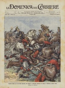 Collision fatale, due à une fausse manœuvre, entre dragons et cuirassiers français dans le camp de Valbonne, près de Lyon