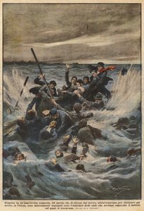 Surpris par une tempête soudaine, 34 ouvriers, qui, de retour du travail, traversaient ?