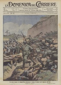Sur le mont Lemerle, la brigade Forli contre-attaque et poursuit l