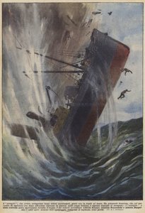 La Griffe, qui avait récupéré tant de trésors naufragés, repose maintenant au fond de la mer - Achille Beltrame