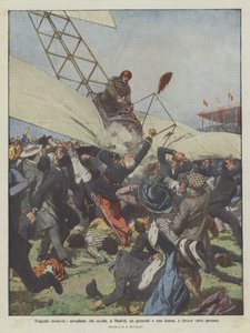 Tragédies modernes, un avion tue, à Madrid, un général et une femme, et blesse plusieurs personnes - Achille Beltrame
