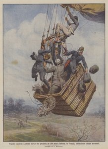 Tragédies modernes, ballon sphérique tombant de 250 mètres de hauteur en France, écrasant cinq aéronautes