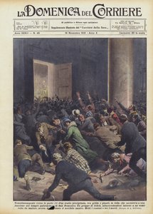 Tumultueusement vers les portes, elle s