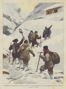 Un détachement de carabiniers bloqué par la neige et sauvé par le curé et quelques courageux de Boissano (Albenga)