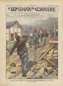 Un épisode tragique survenu le 14 courant parmi les ouvriers italiens travaillant au Simplon