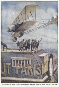 Un atterrissage peu commun - Achille Beltrame