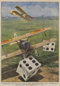 Un loisir curieux des hommes ailés - Achille Beltrame