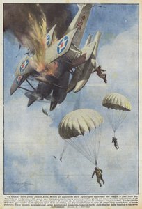 Un drame aérien près de Buenos Aires - Achille Beltrame